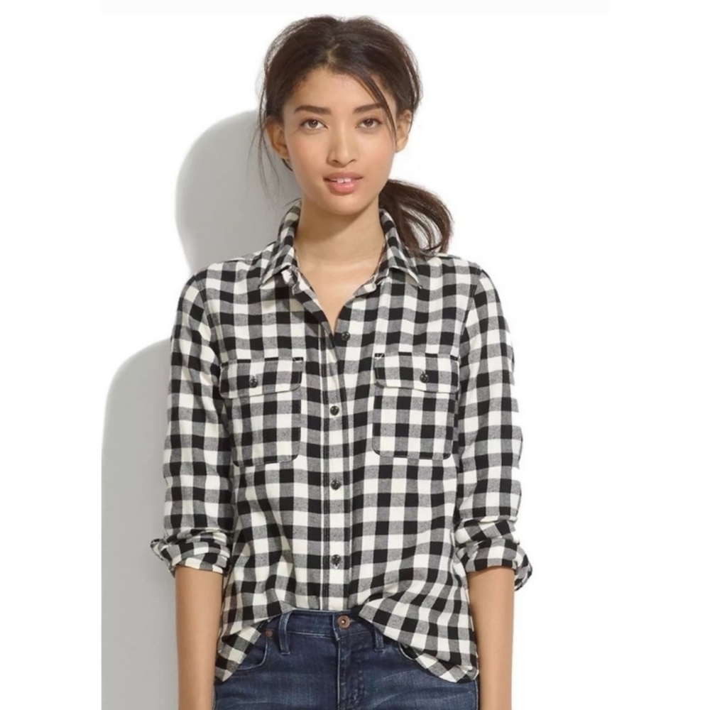 Madewell Ex-Boyfriend Buffalo Check Plaid Flannel